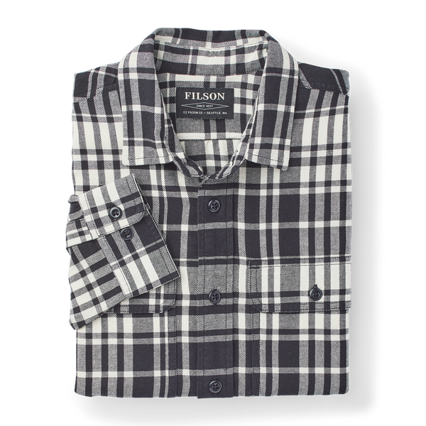 Filson Scout Shirt Black/cream Plaid