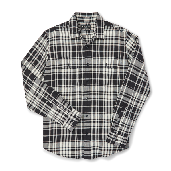 filson Scout Shirt Black/cream Plaid