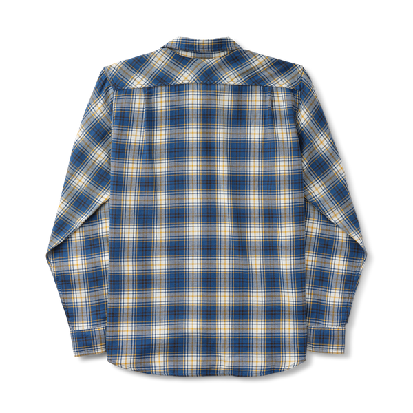 Filson Scout Shirt Blue/gold/white Plaid