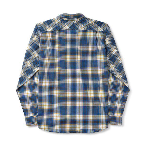 Filson Scout Shirt Blue/gold/white Plaid