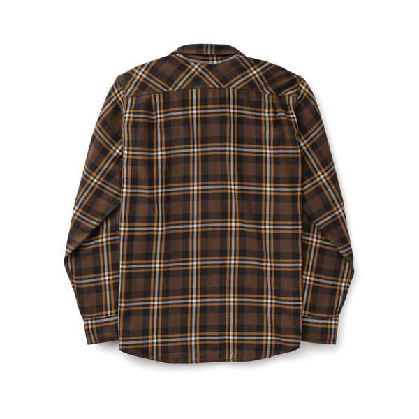 Filson Scout Shirt Brown/black/gold Plaid