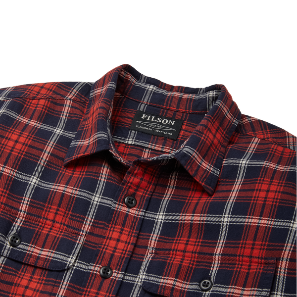 Filson Scout Shirt Navy/red/white Plaid
