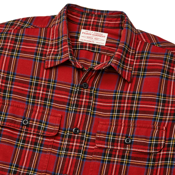 Filson Scout Shirt Red Oak Tartan