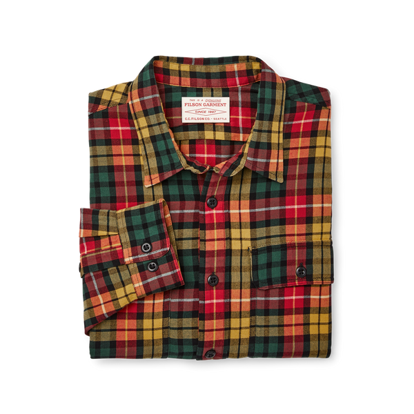 Filson Scout Shirt Spruce / Gold Plaid