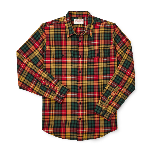 filson Scout Shirt Spruce / Gold Plaid