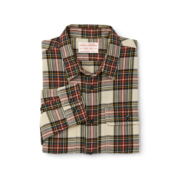 Filson Scout Shirt Stone Tartan Plaid