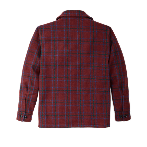 Filson Seattle Wool Jac-shirt Deep Red Blue Green