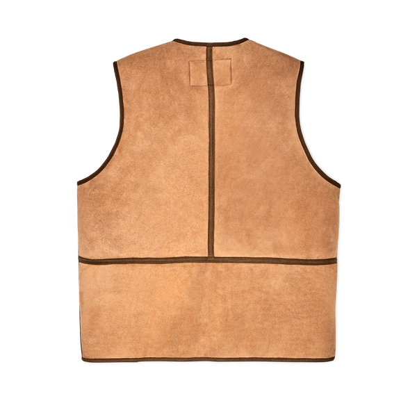 Filson Shearling Cruiser Vest Almond Beige