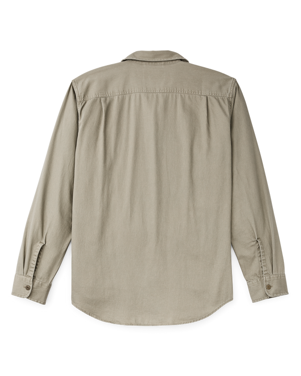 Filson Shipwright Fine Twill Shirt Gray Khaki
