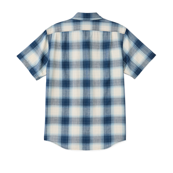 Filson Short Sleeve Chambray Shirt Indigo Plaid