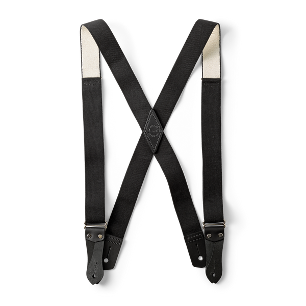 Filson Tab Suspenders Black