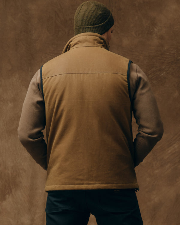 Filson Tin Cloth Primaloft® Vest Dark Tan 2