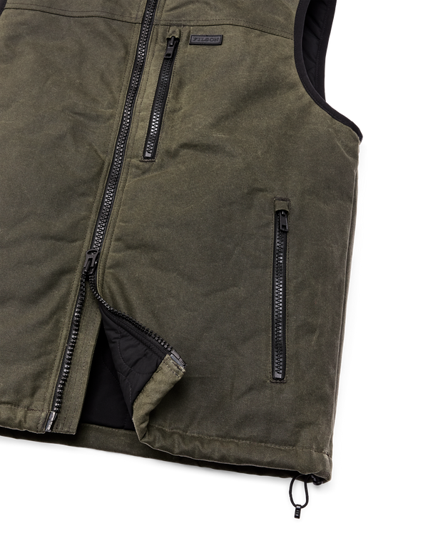 Filson Tin Cloth Primaloft Vest Otter Green