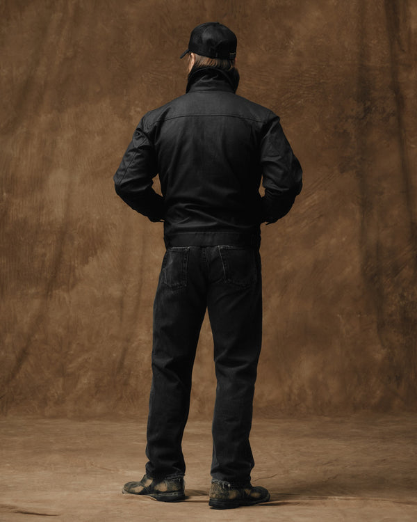 Filson Tin Cloth Short Lined Cruiser Jacket Black