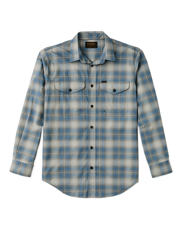 filson Twin Lakes Sport Shirt Blue / Gray Plaid