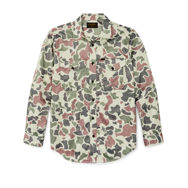 filson Twin Lakes Sport Shirt Shrub Camo