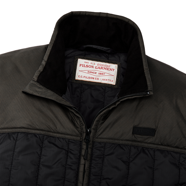 Filson Ultralight Vest Black / Olive Gray