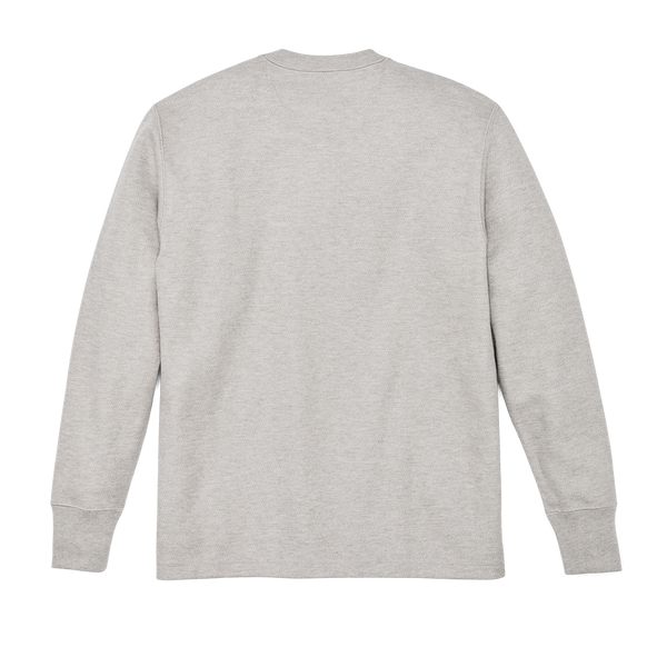 Filson Waffle Knit Henley Light Heather Gray