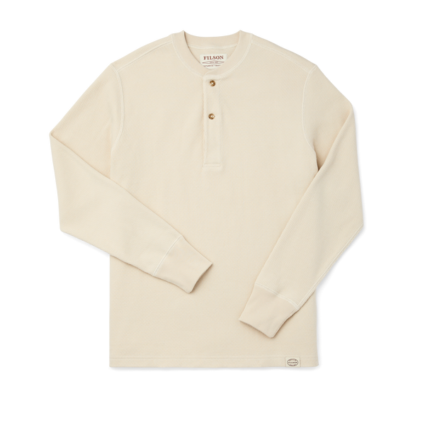 Filson Waffle Knit Henley Sand