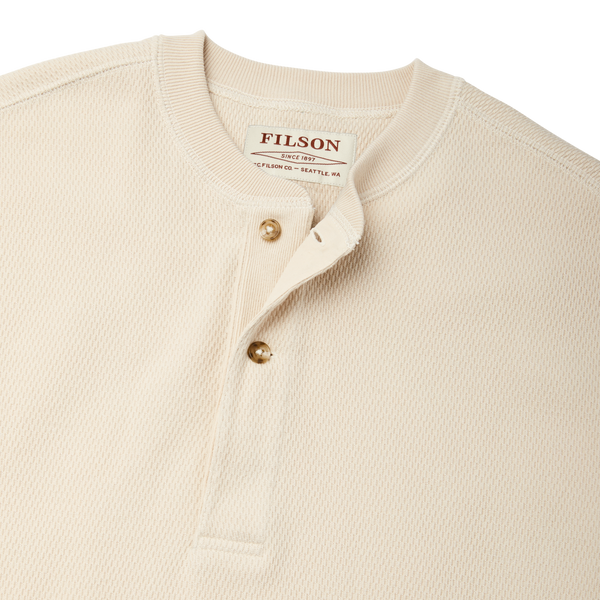 Filson Waffle Knit Henley Sand