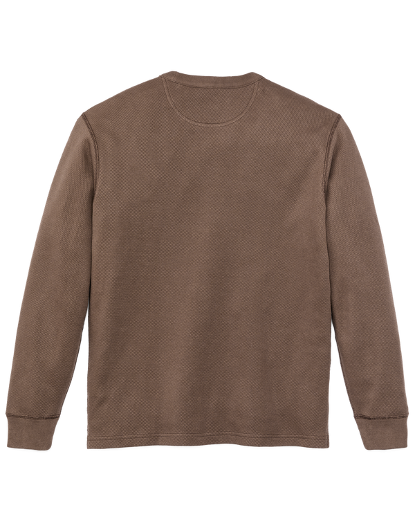 Filson Waffle Knit Thermal Crewneck Brown
