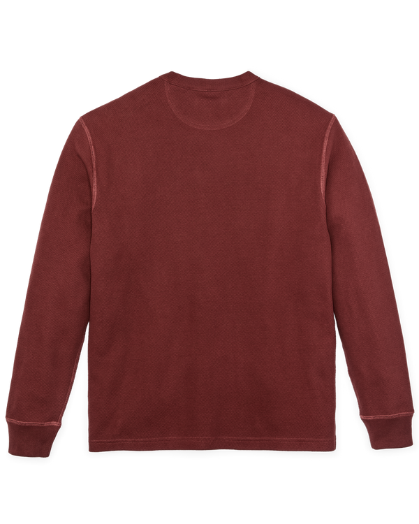 Filson Waffle Knit Thermal Crewneck Fired Brick