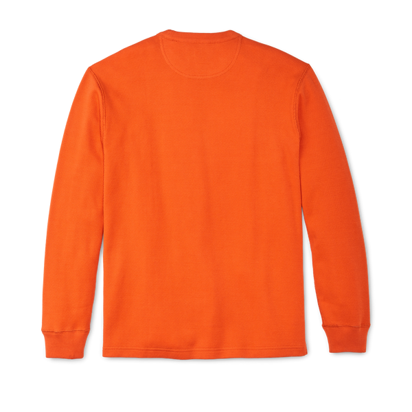 Filson Waffle Knit Thermal Crewneck Flame