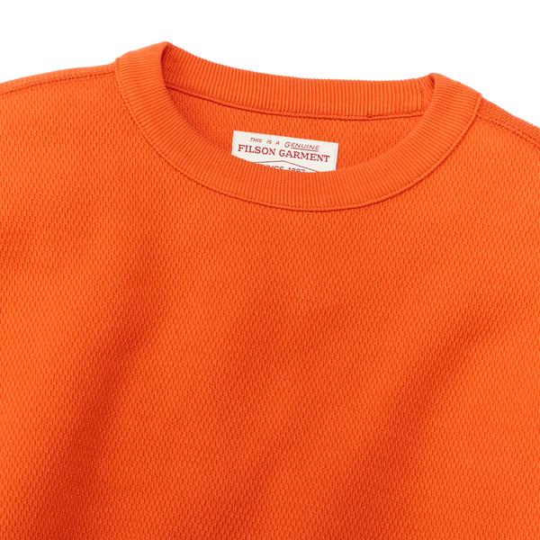 Filson Waffle Knit Thermal Crewneck Flame