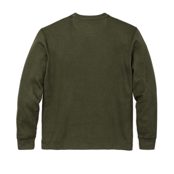Filson Waffle Knit Thermal Crewneck Mossy Rock