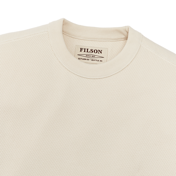 Filson Waffle Knit Thermal Crewneck Sand