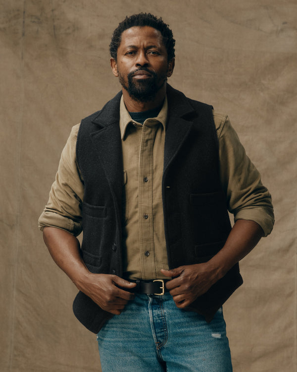 filson Western Vest Charcoal