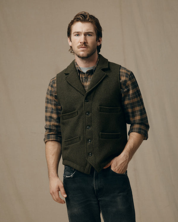 filson Western Vest Forest Green
