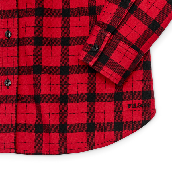 Filson Women's Alaskan Guide Shirt Red / Black Plaid