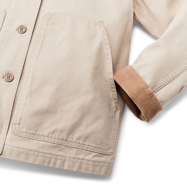Filson Women's Canvas Barn Coat Feather Gray