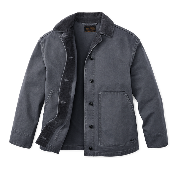 Filson Women's Canvas Barn Coat Storm Blue