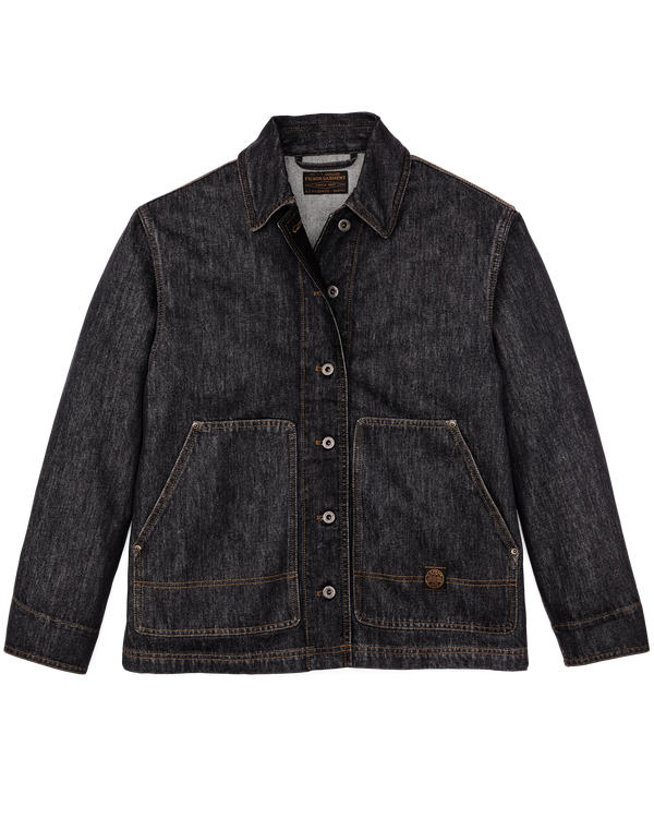 Filson Women's Denim Barn Coat Rinse Black