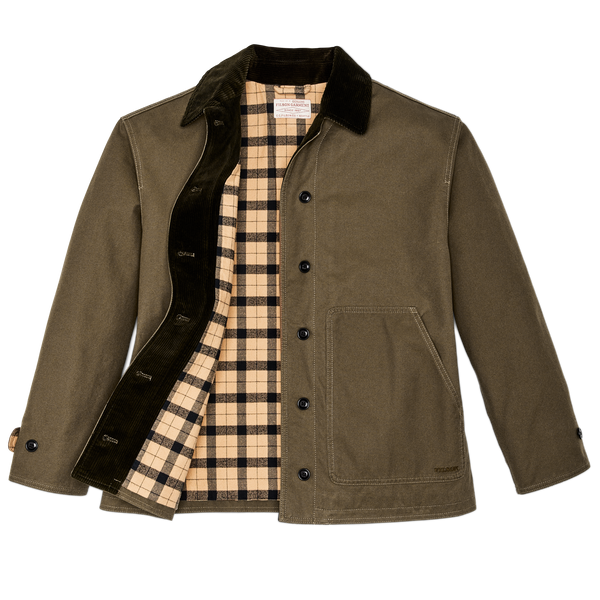 Filson Women's Dry Tin Barn Coat Marsh Olive