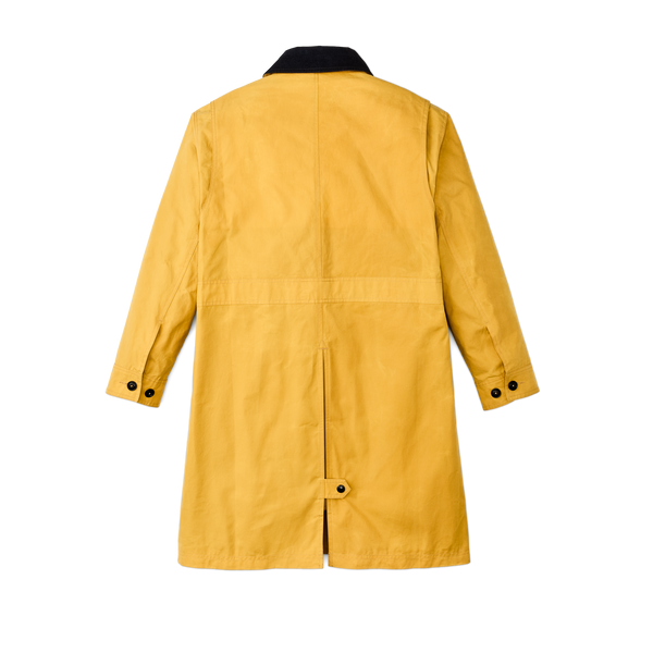 Filson Women's Dry Waxed Long Cruiser Yellow