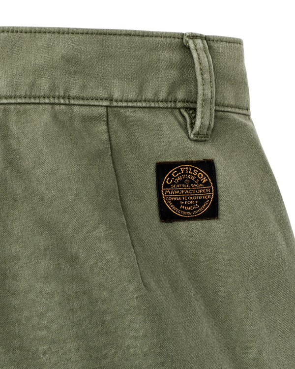 Filson Women's Field Camp Shorts Army Green
