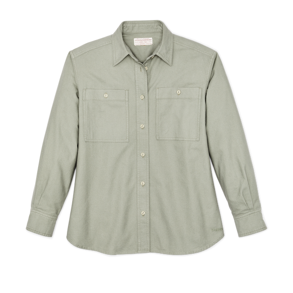 filson Women's Field Chamois Shirt Desert Sage
