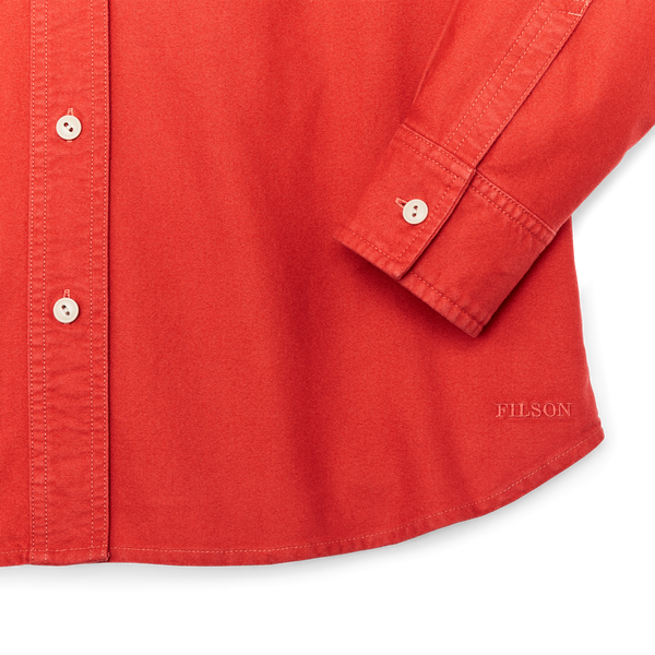 Filson Women's Field Chamois Shirt Scarlet Red