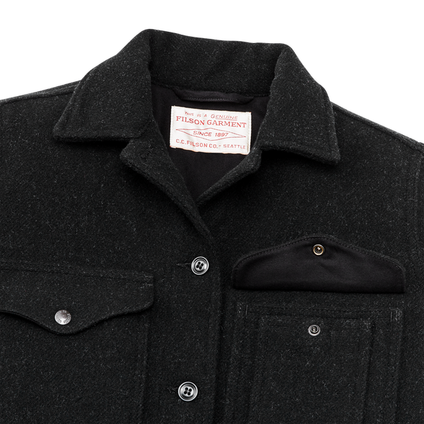 Filson Women's Mackinaw Cruiser Charcoal