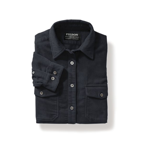 Filson Women's Moleskin Shirt Dark Navy