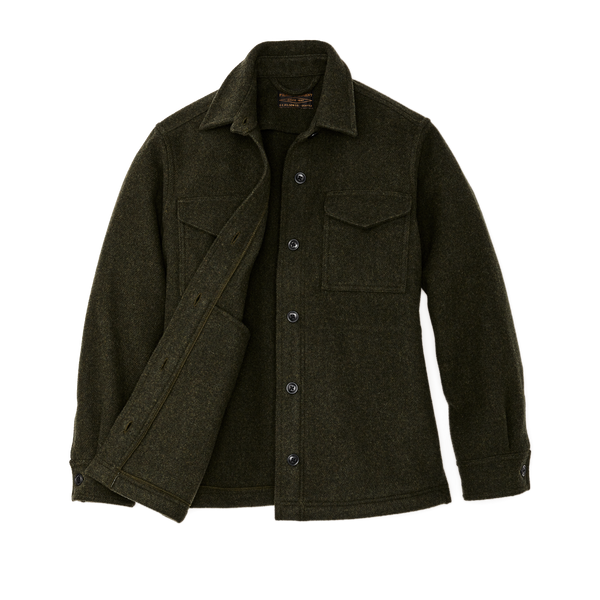 Filson Women's Seattle Wool Jac-shirt Forest Green