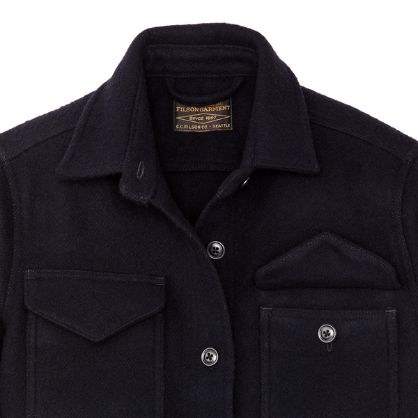 Filson Women's Seattle Wool Jac-shirt Navy