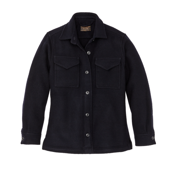 filson Women's Seattle Wool Jac-shirt Navy
