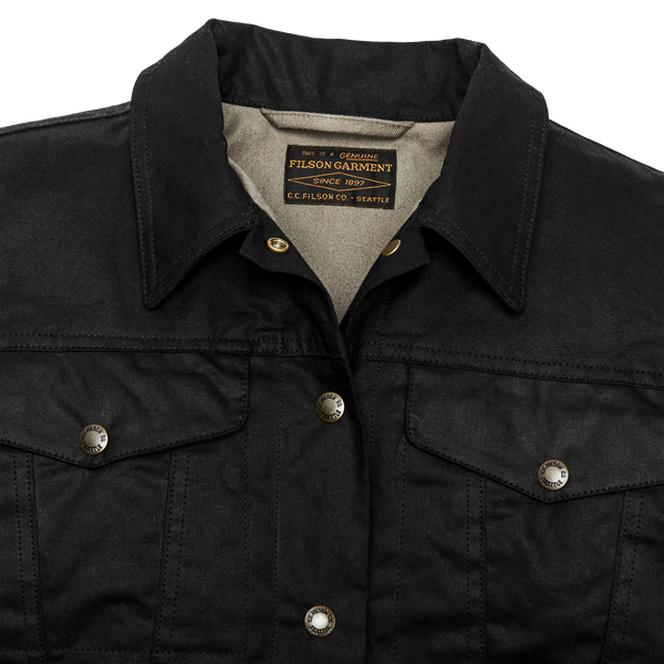 Filson Women's Short Lined Cruiser Jacket Black
