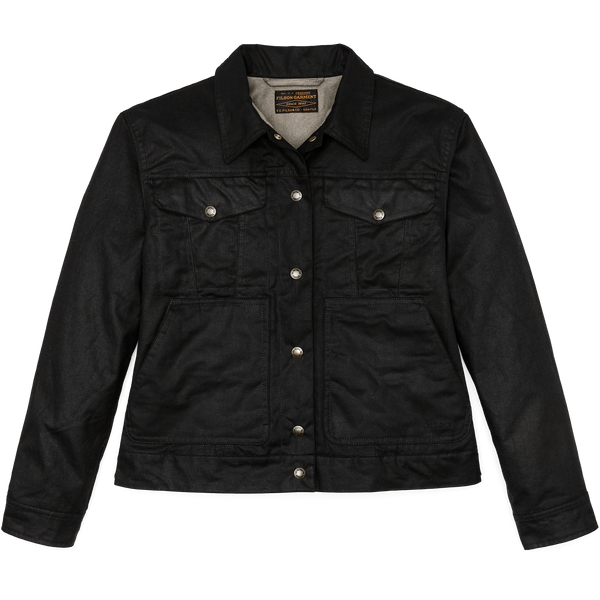 filson Women's Short Lined Cruiser Jacket Black