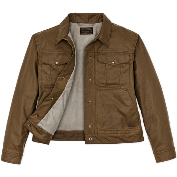Filson Women's Short Lined Cruiser Jacket Dark Tan