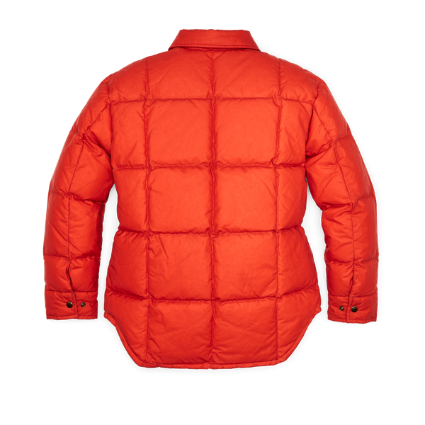 Filson Women's Waxed Down Barn Coat Campfire